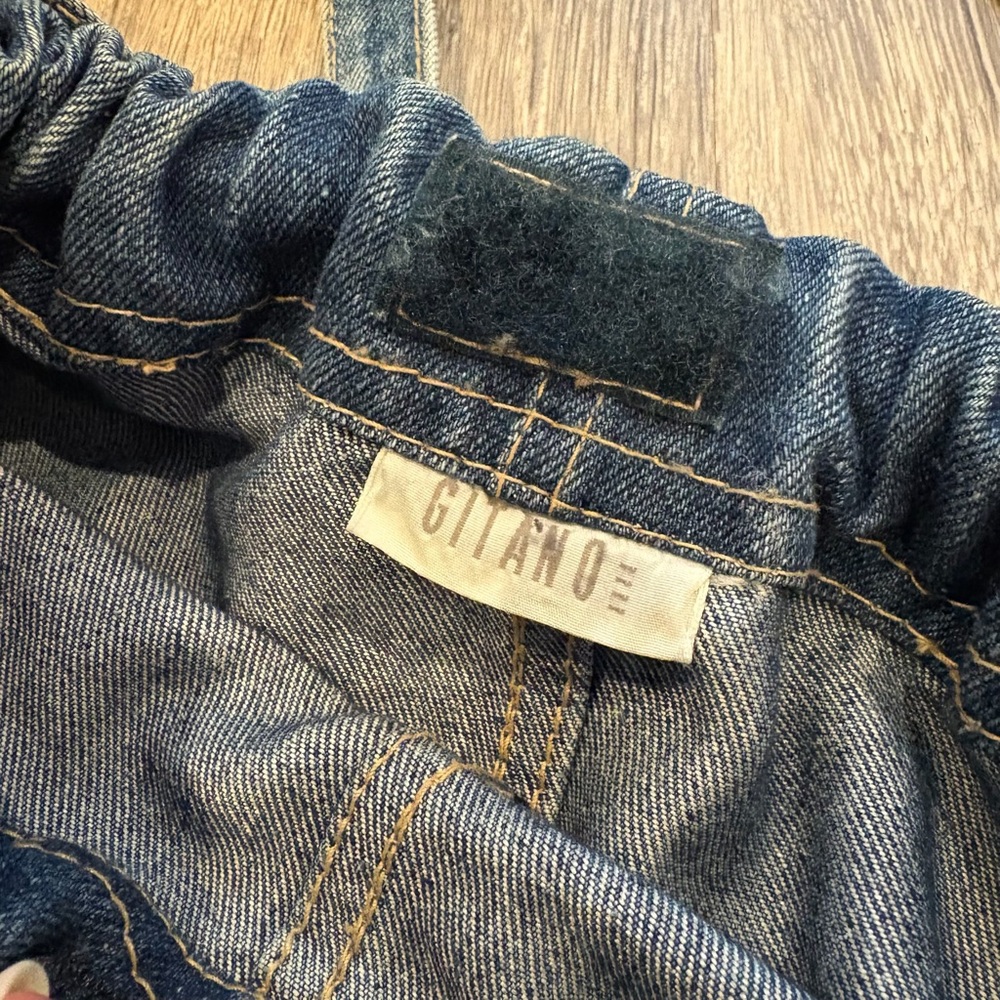 Vintage Gitano Embroidered Patch Denim Shoulder B… - image 5